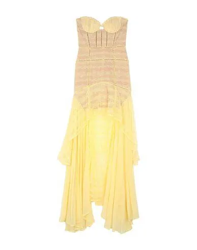 Jonathan Simkhai Women Long dress Yellow 10 UK