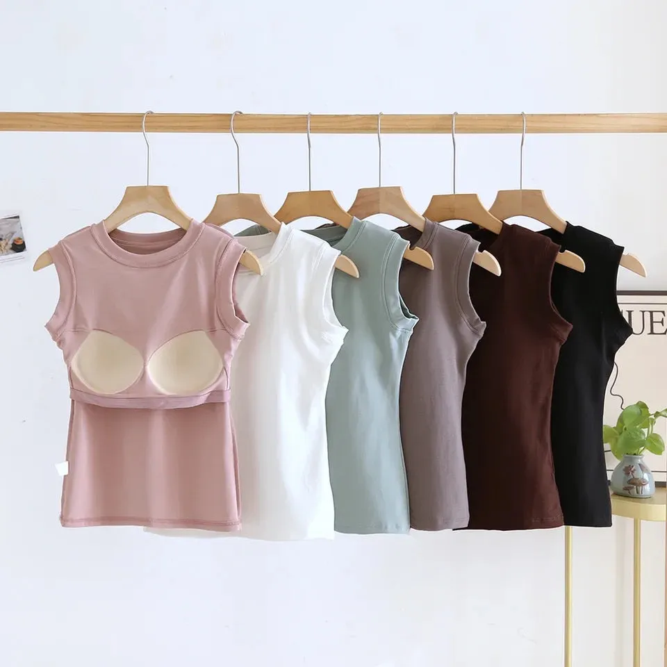 Joyce Tank Tops with Inbuilt Bra