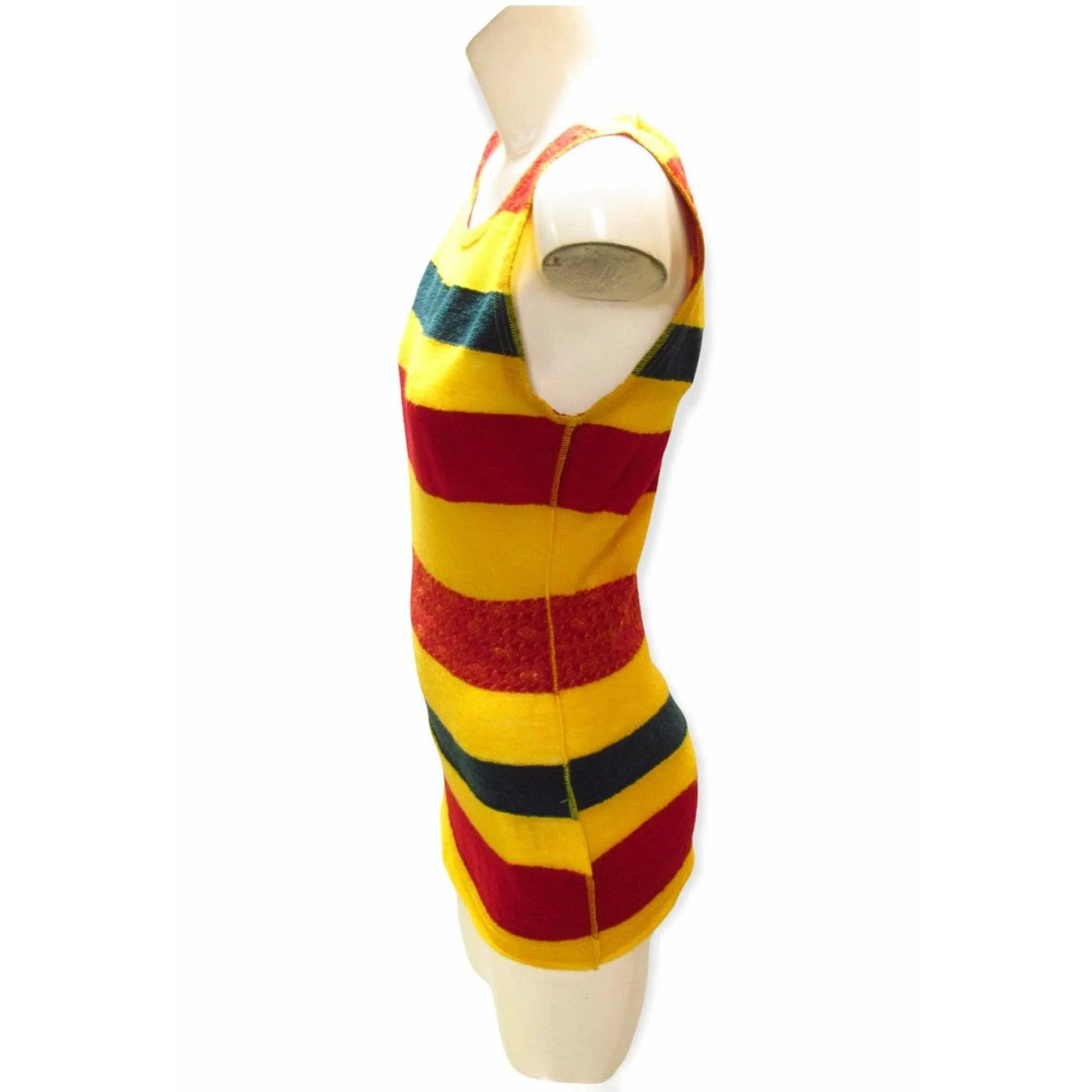 Junya Watanabe Striped Wool Tank