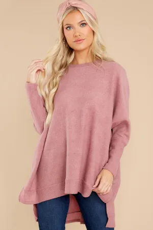 Just What I Need Dusty Rose Top