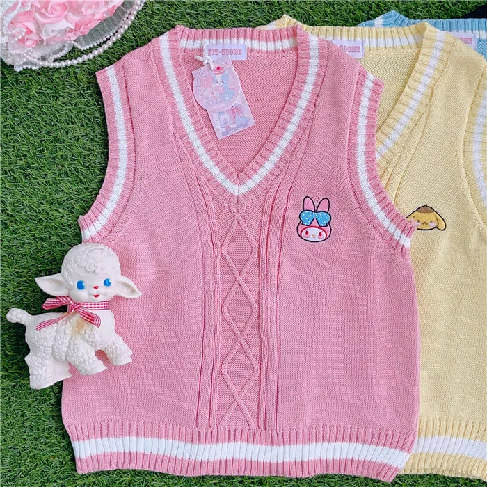 Kawaii Melo Kuro Sweater Vest