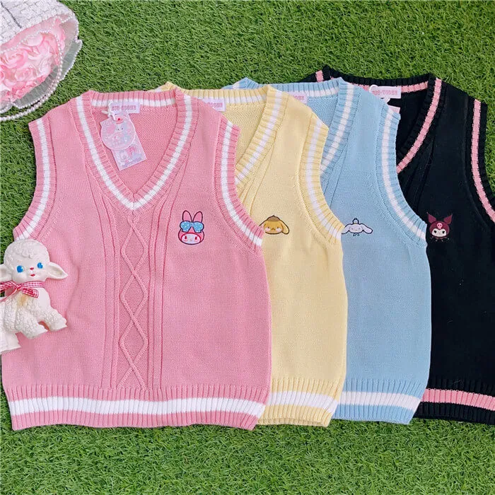 Kawaii Melo Kuro Sweater Vest