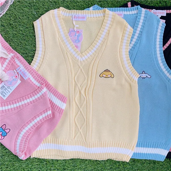 Kawaii Melo Kuro Sweater Vest