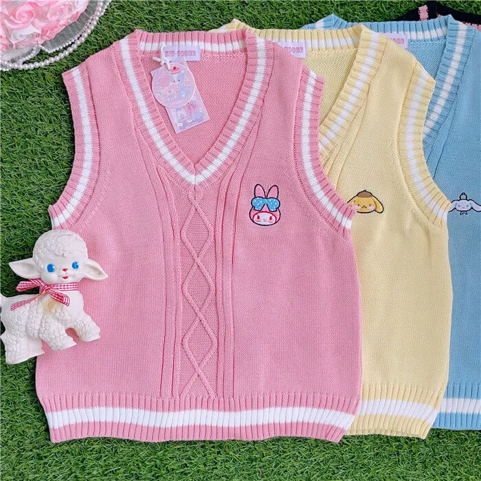 Kawaii Melo Kuro Sweater Vest