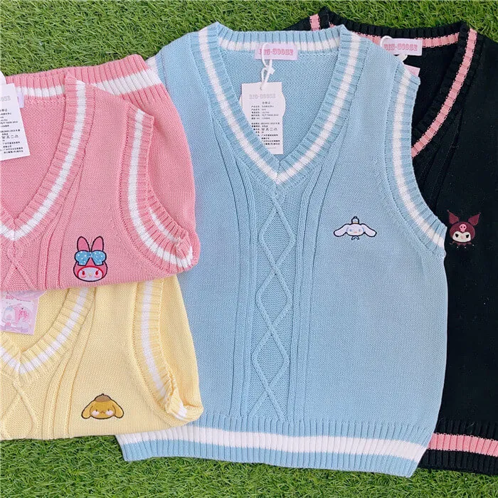 Kawaii Melo Kuro Sweater Vest