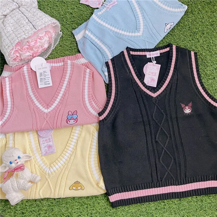 Kawaii Melo Kuro Sweater Vest