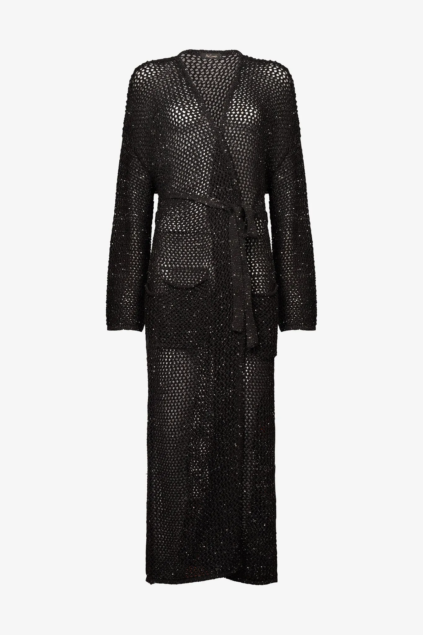 Kiah Knitted Coat - Black