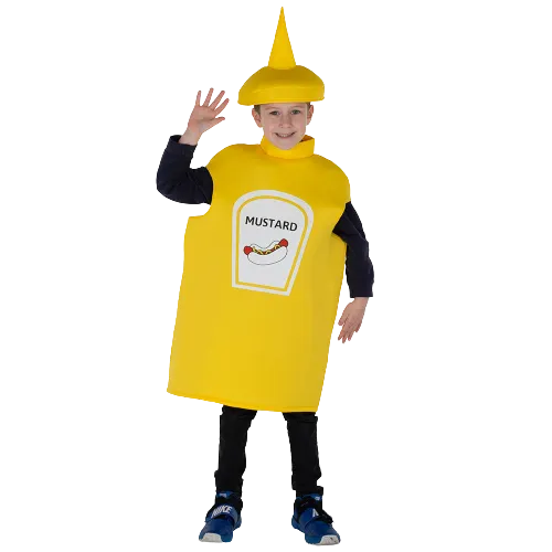 Kids Mustard Bottle Costume