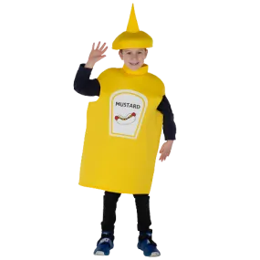 Kids Mustard Bottle Costume