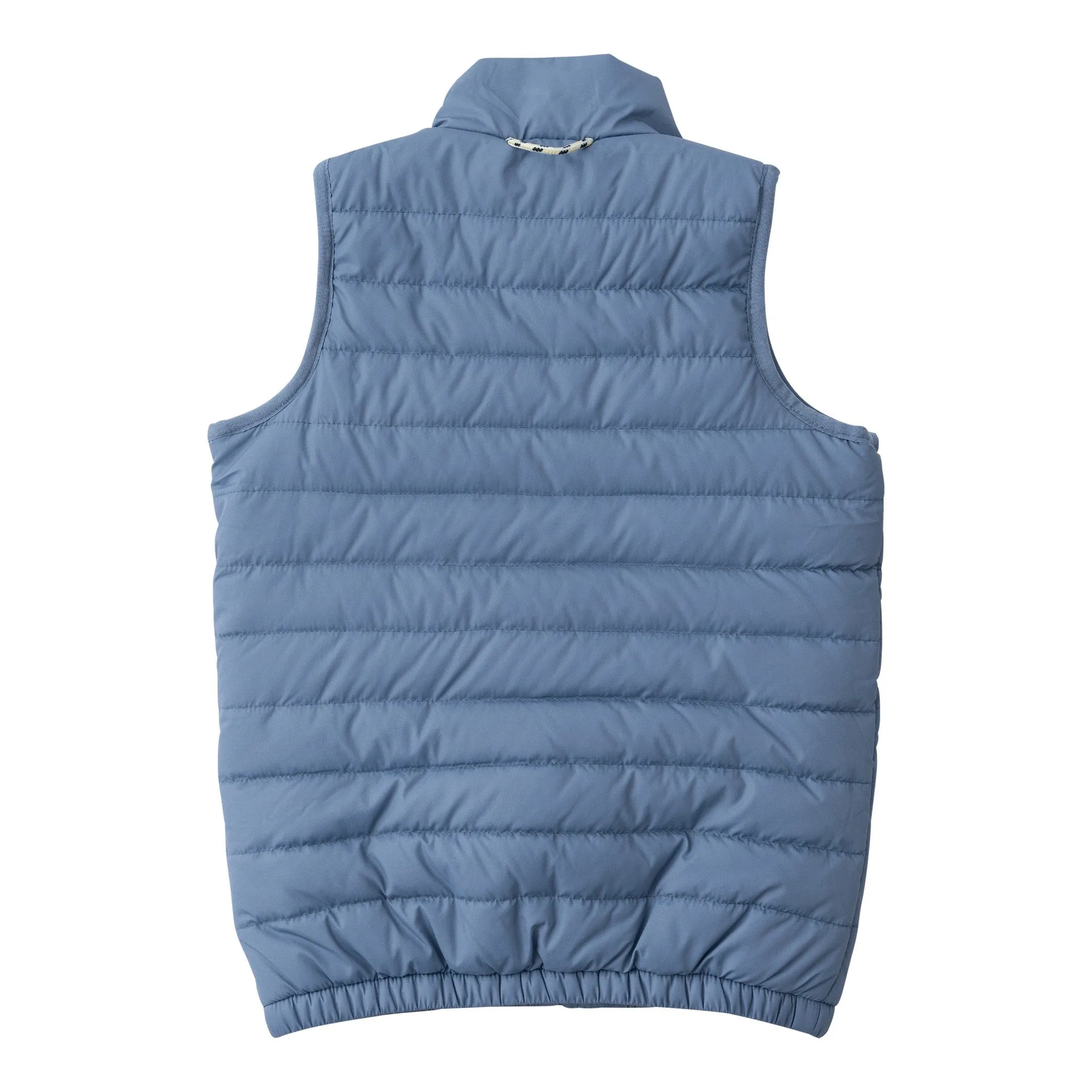 Kid's Puffer Vest in Bluefin Blue with Bigeye Tuna Print Liner