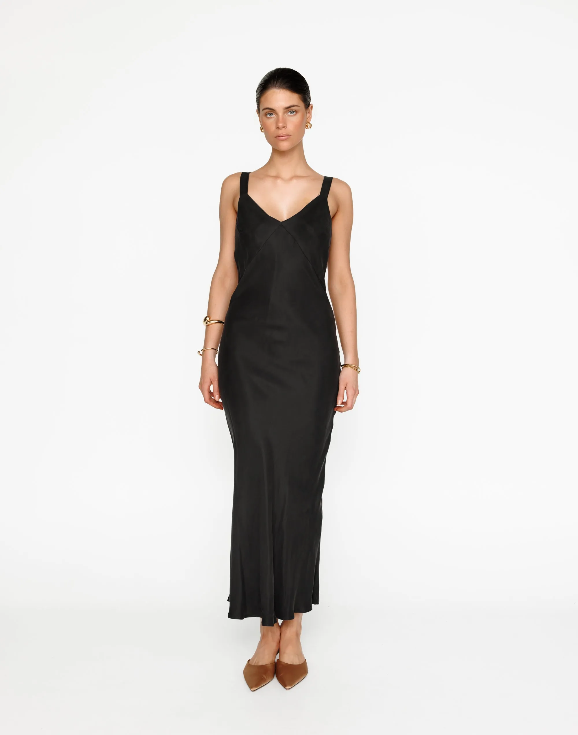 Kirsty Maxi Dress (Black)