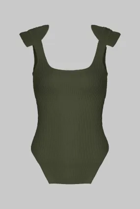 KNIT TANK W/ SHOULDER PADS