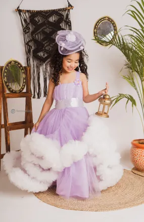 Lavender Dew Drops Luxury Gown