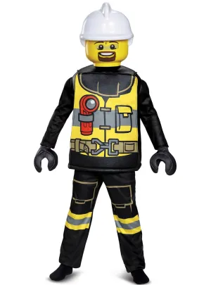 Lego Fire Fighter Deluxe Boys Book Week Costume