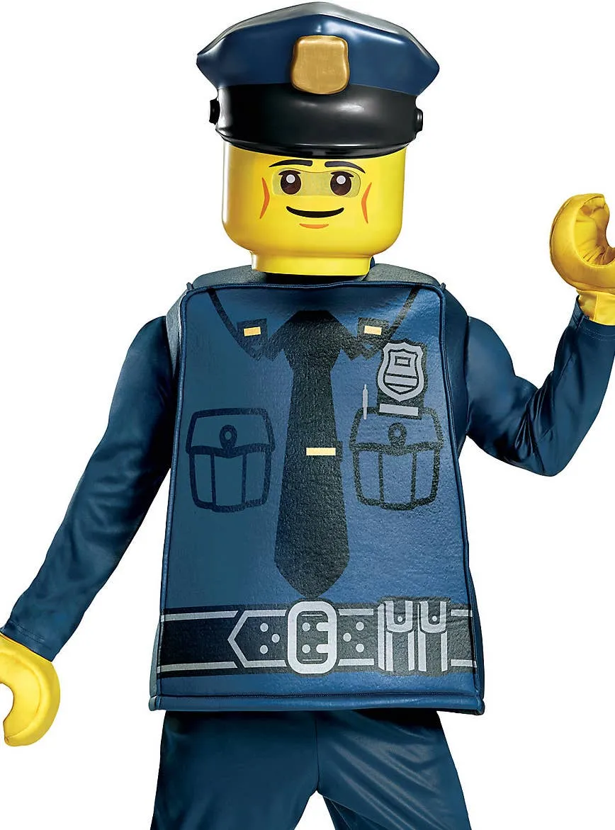 Lego Police Officer Deluxe Boys Book Week Costume