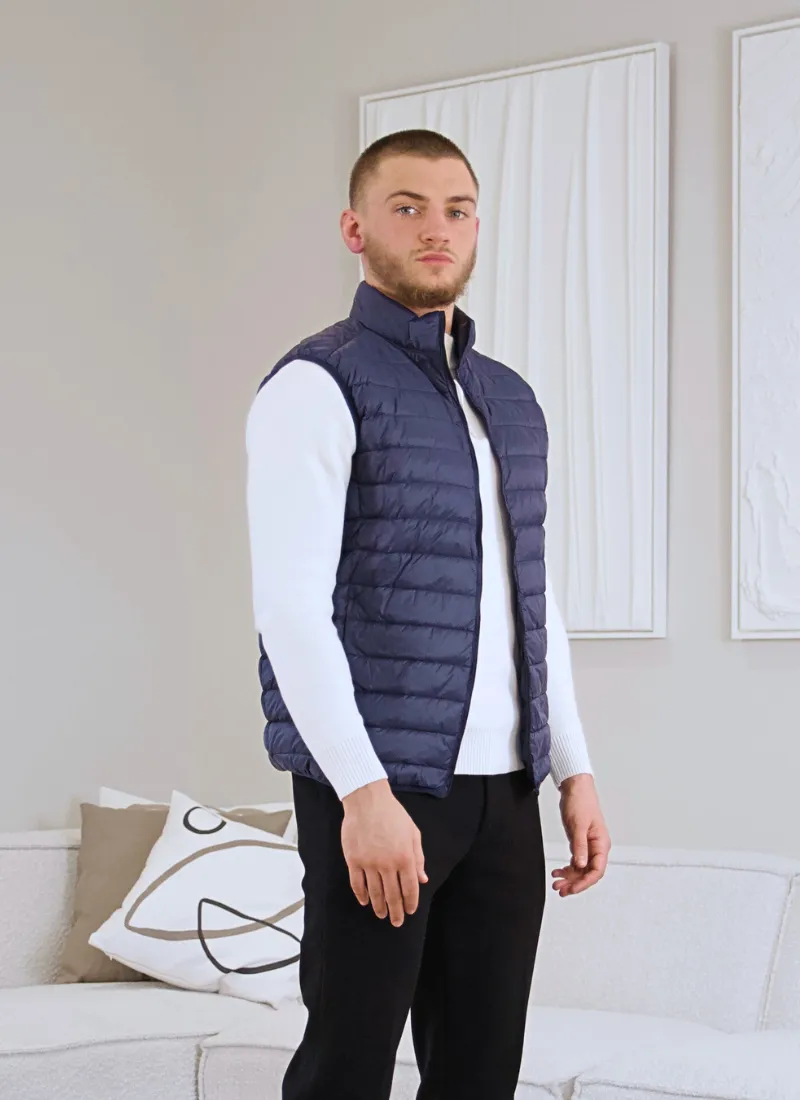 Lightweight Down Vest - Navy