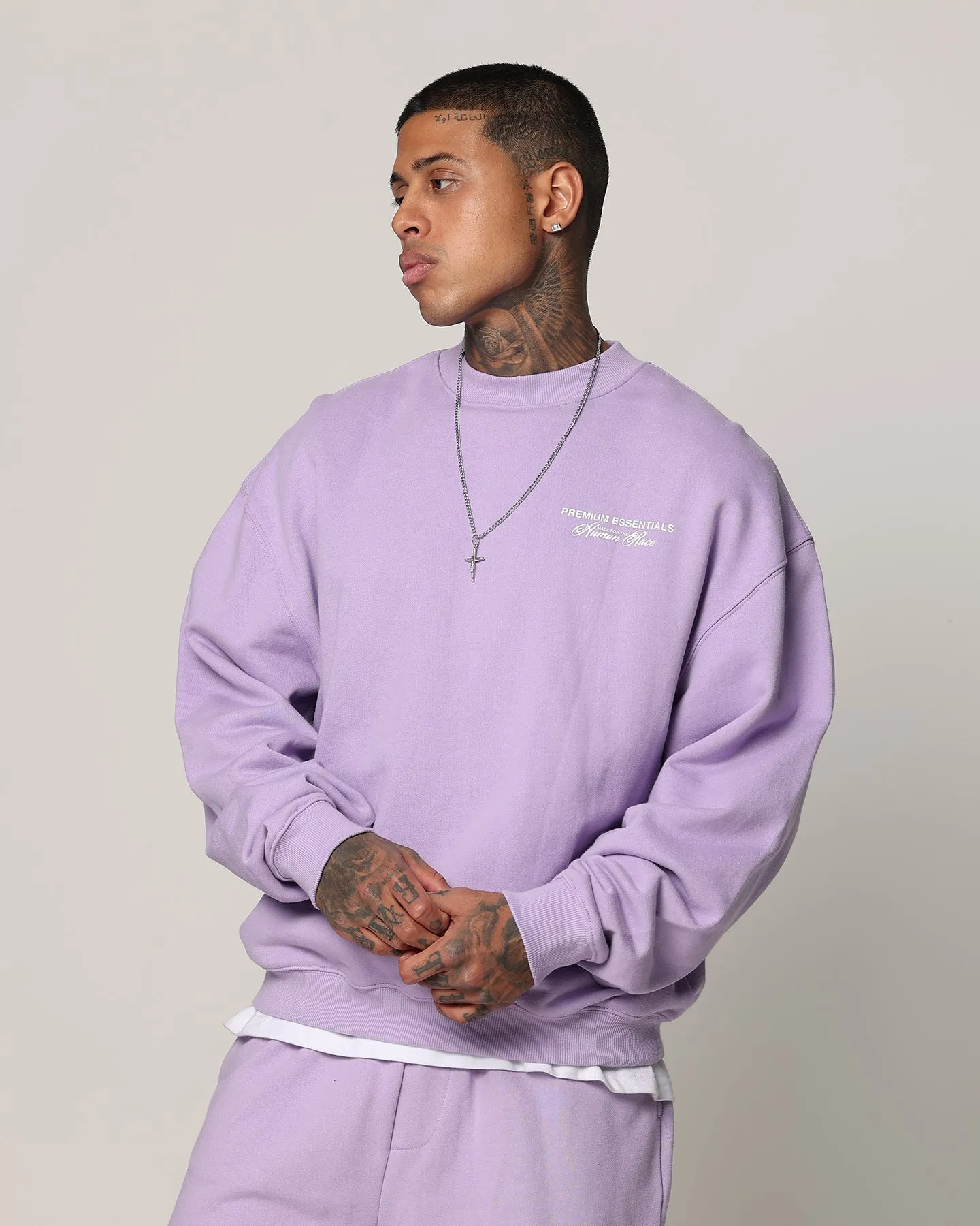 Loiter Essential Spire Crewneck Lilac