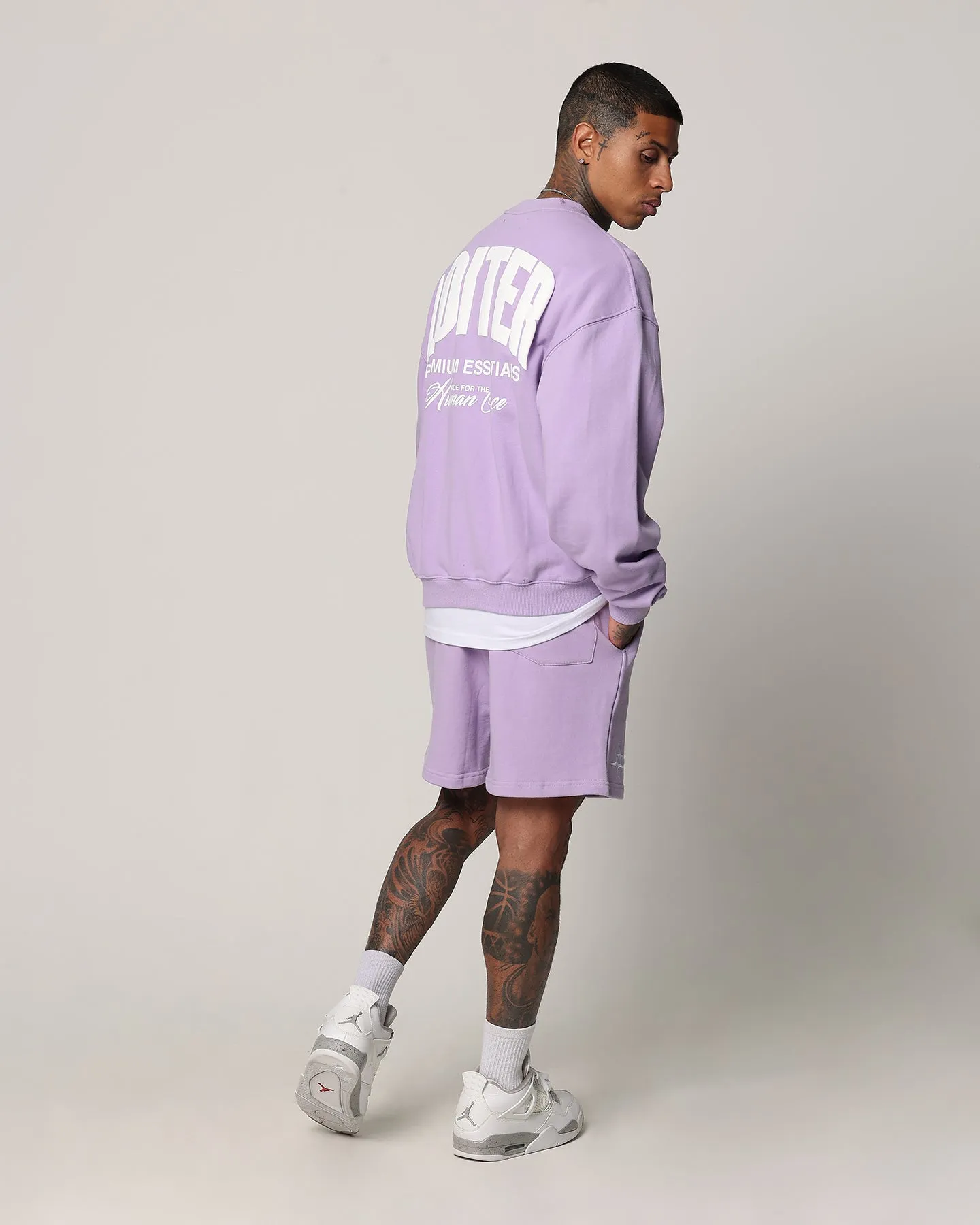 Loiter Essential Spire Crewneck Lilac