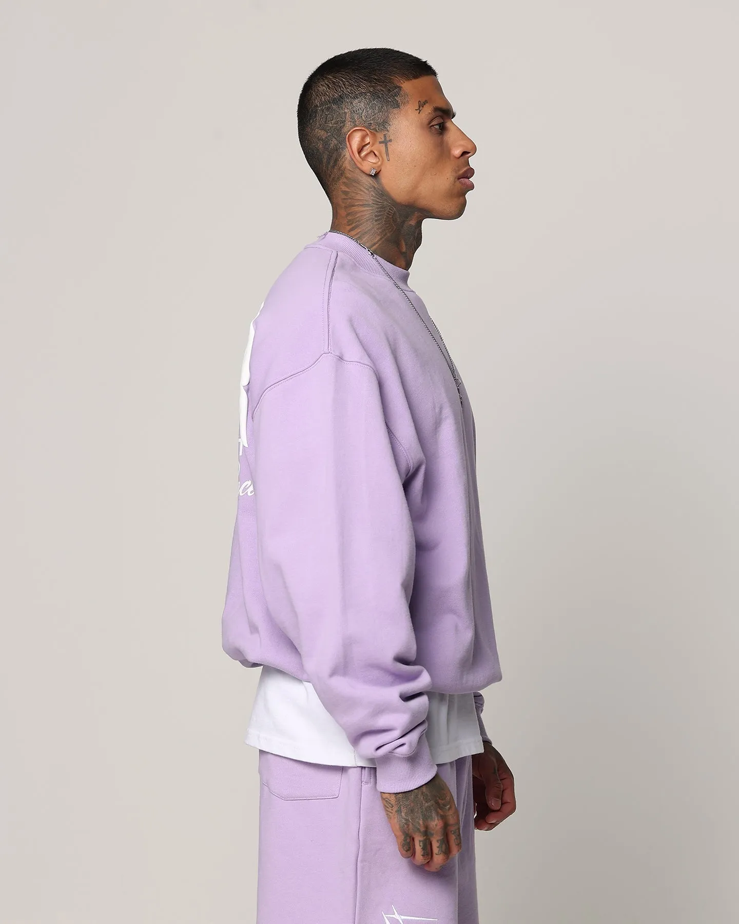 Loiter Essential Spire Crewneck Lilac