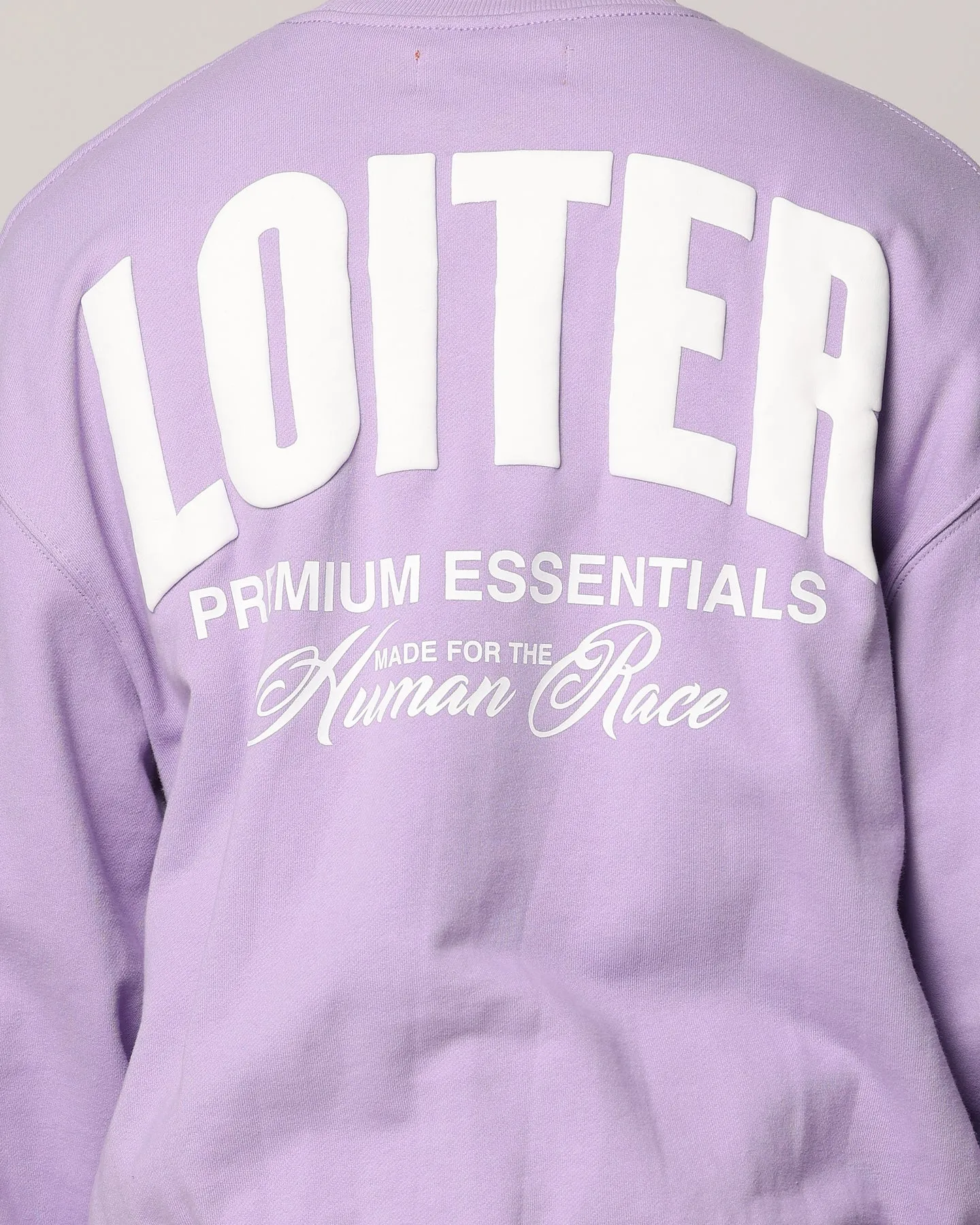 Loiter Essential Spire Crewneck Lilac