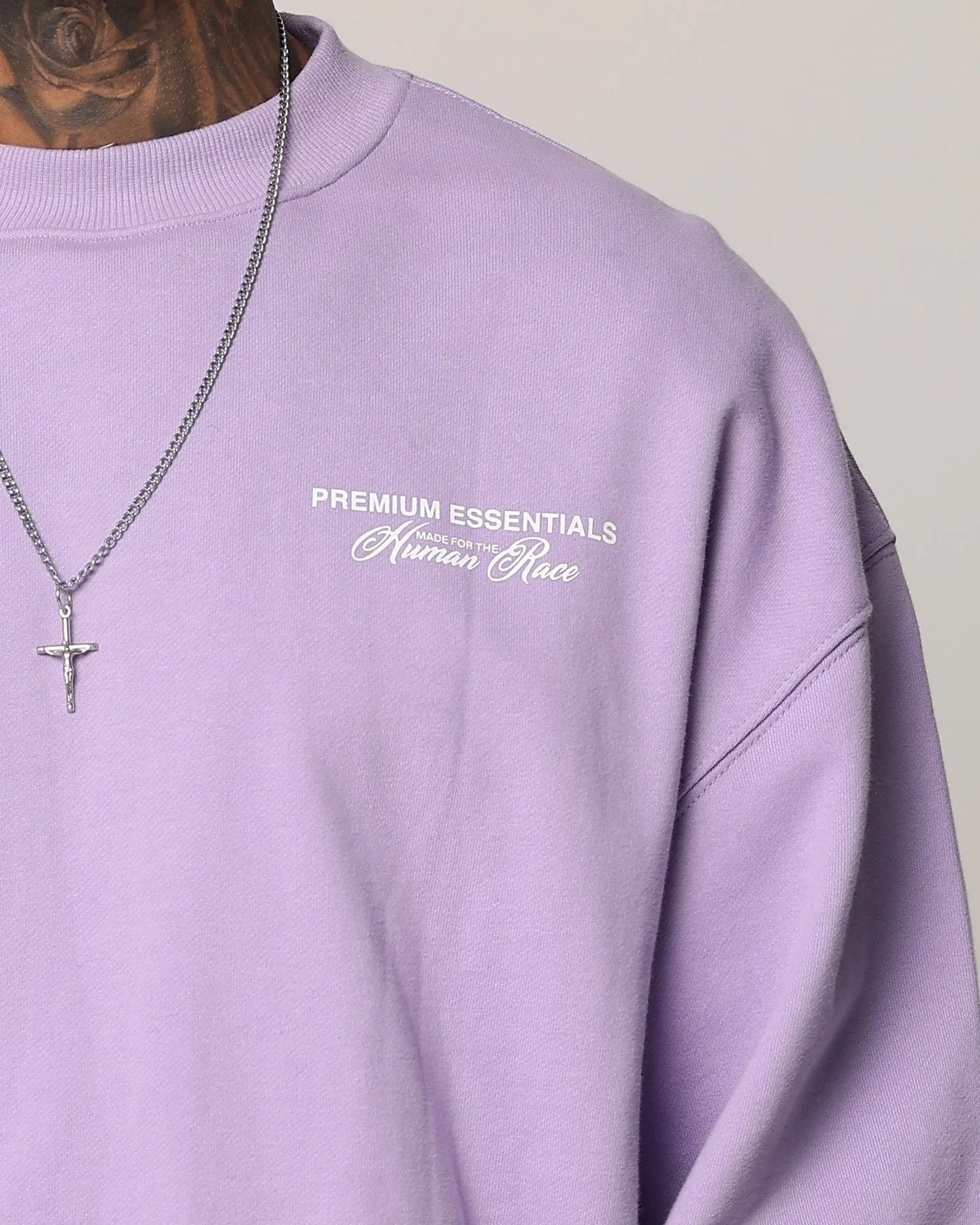 Loiter Essential Spire Crewneck Lilac