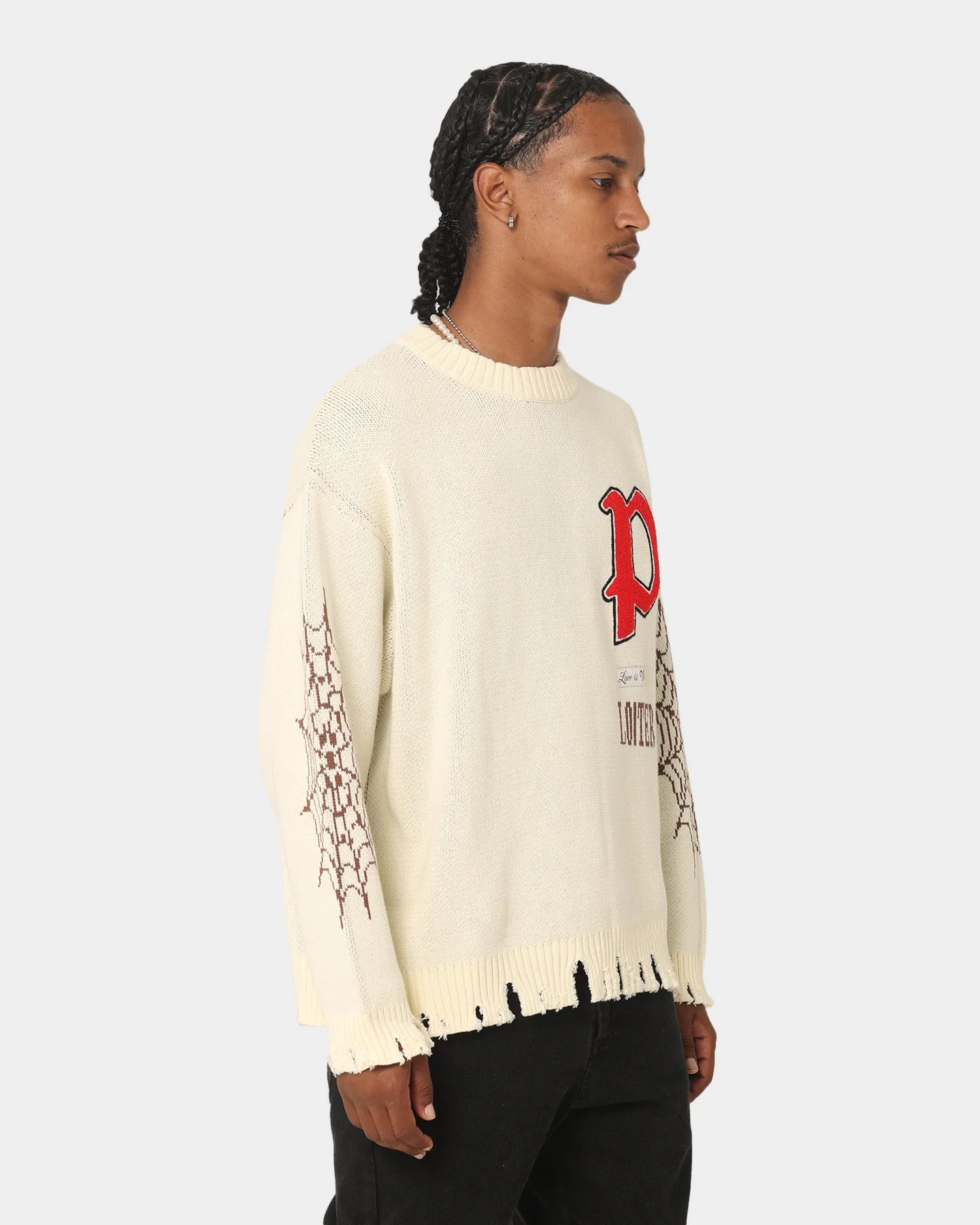 Loiter Paradise Knit Sweater Stone