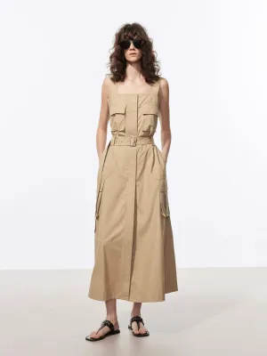 Long Line Cargo Dress