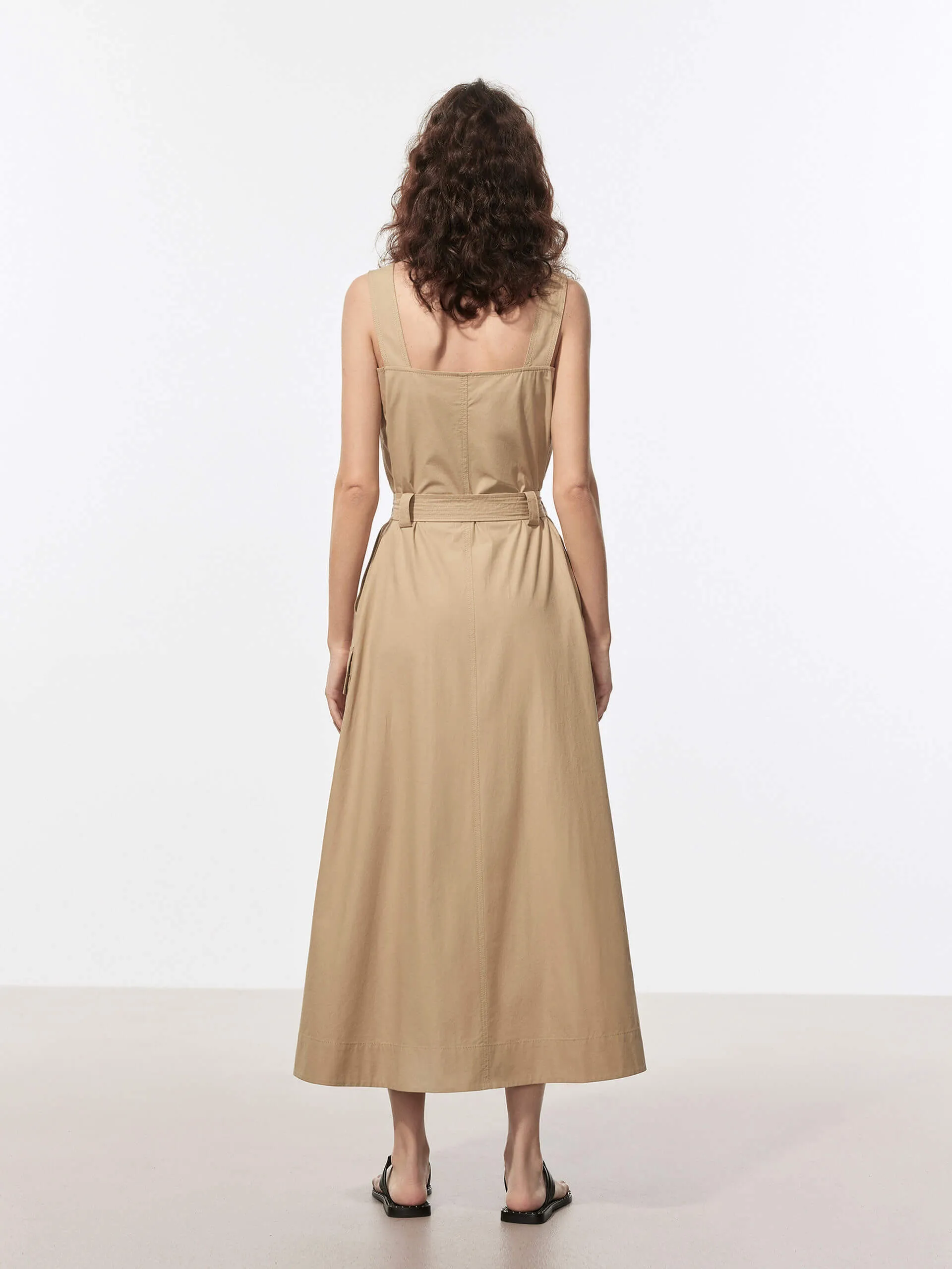 Long Line Cargo Dress