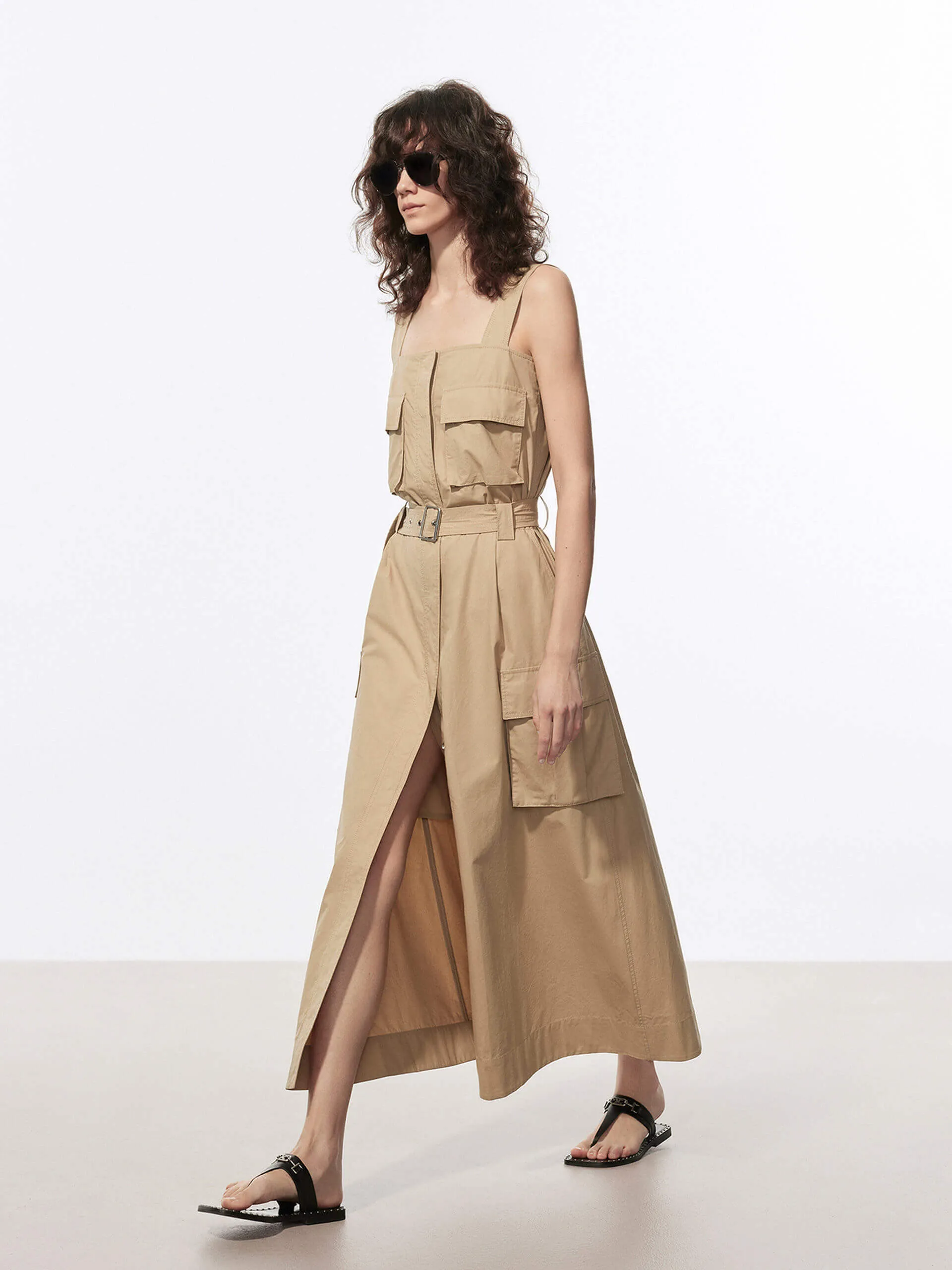 Long Line Cargo Dress