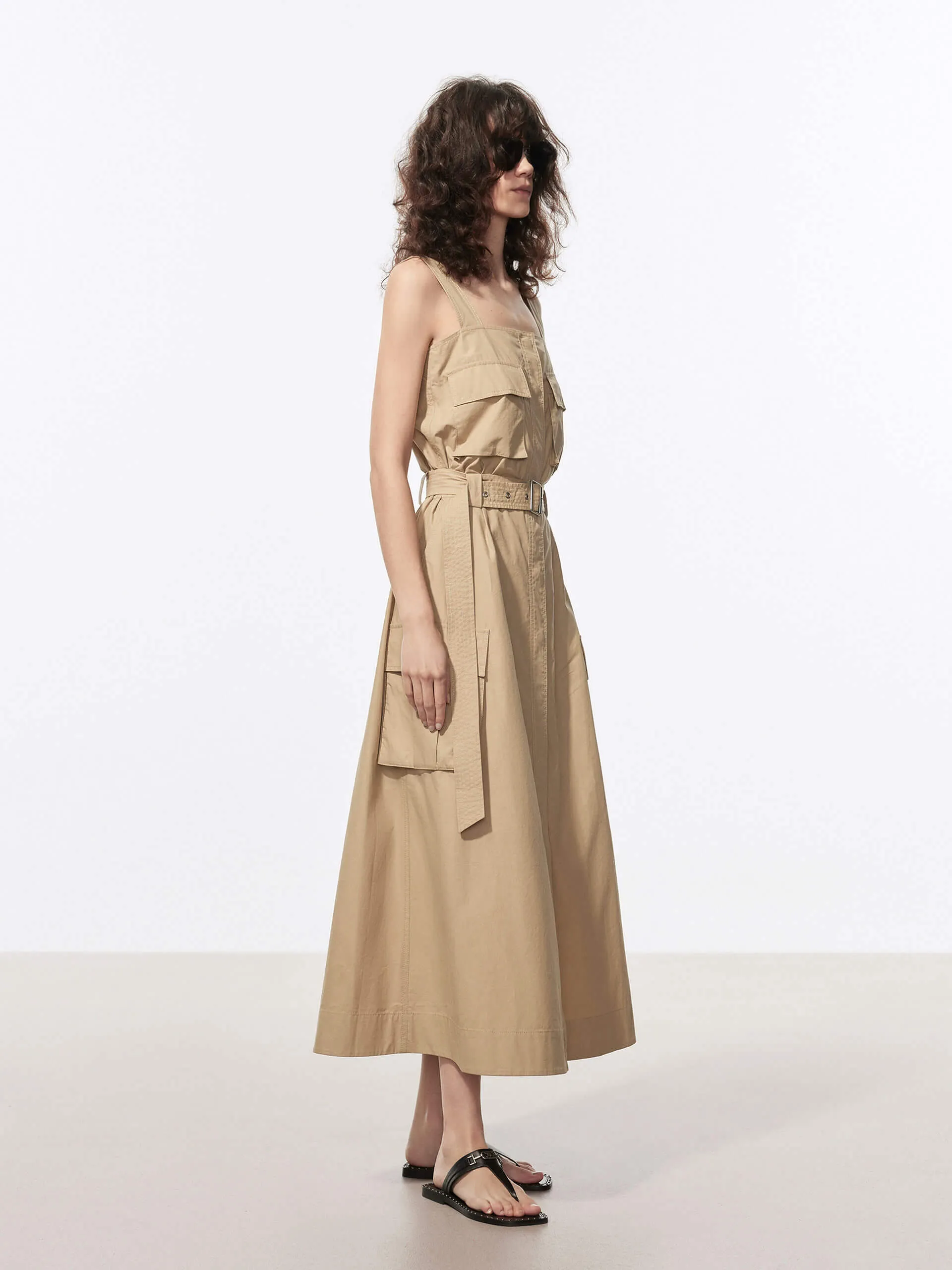 Long Line Cargo Dress