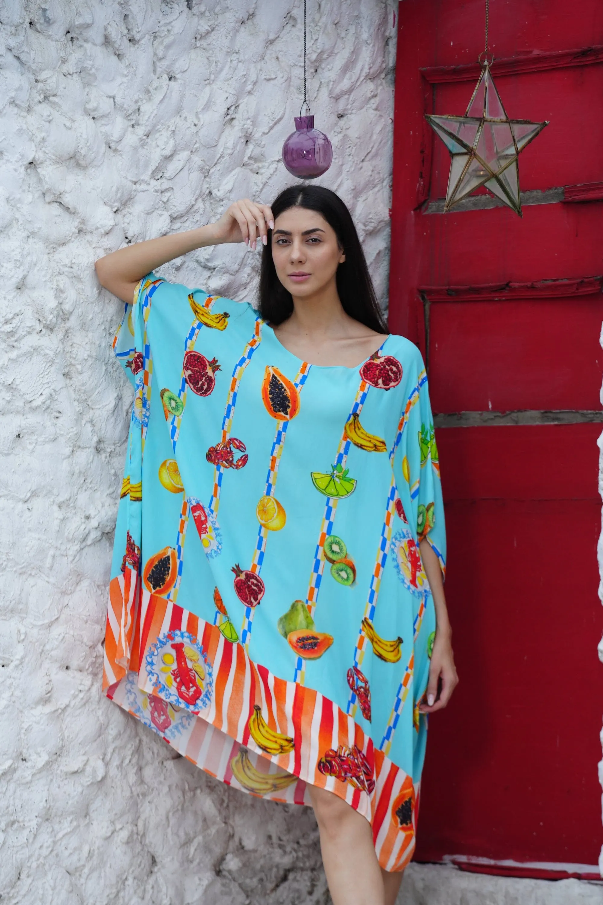 LUCCIANO - SHORT BOX KAFTAN