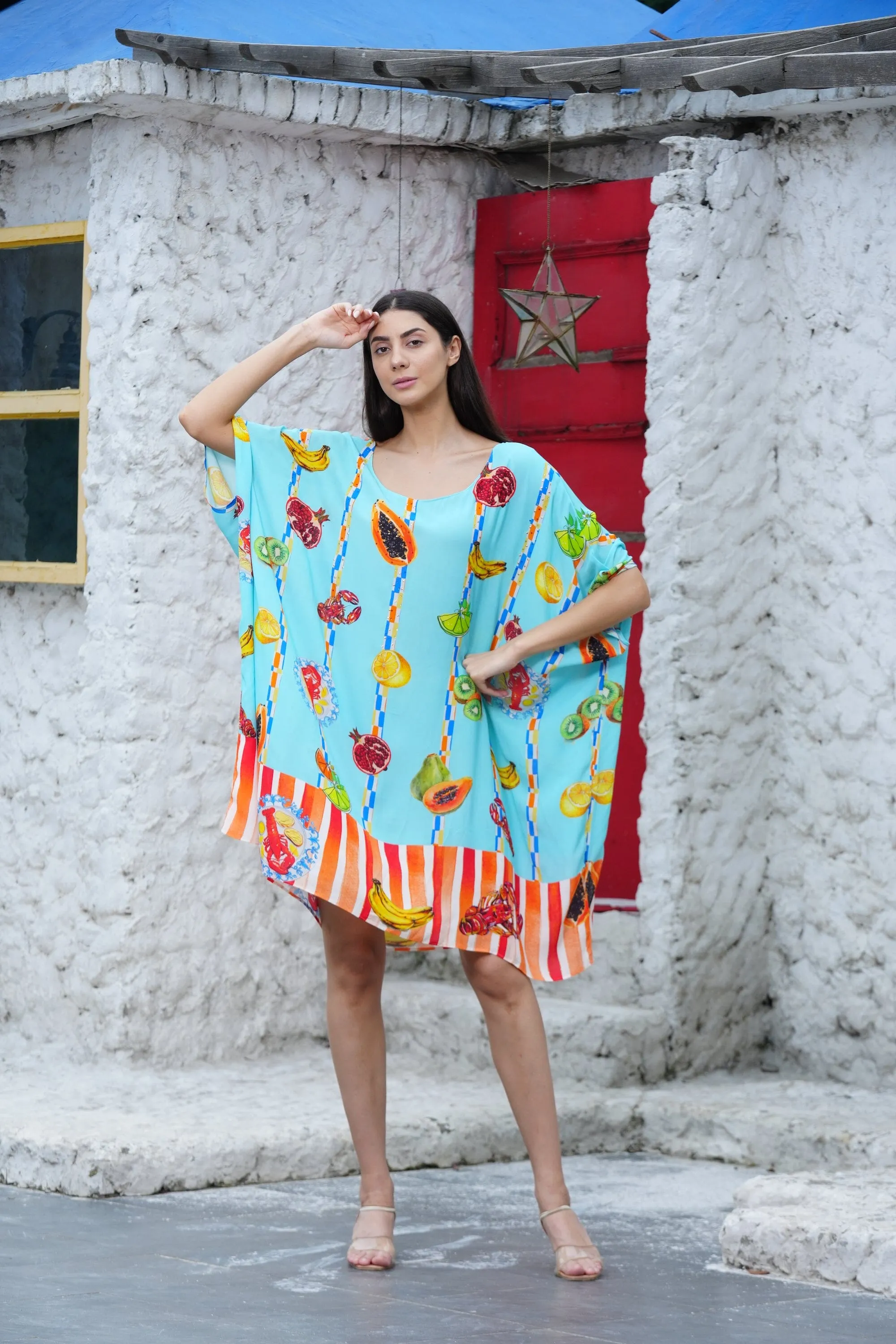 LUCCIANO - SHORT BOX KAFTAN