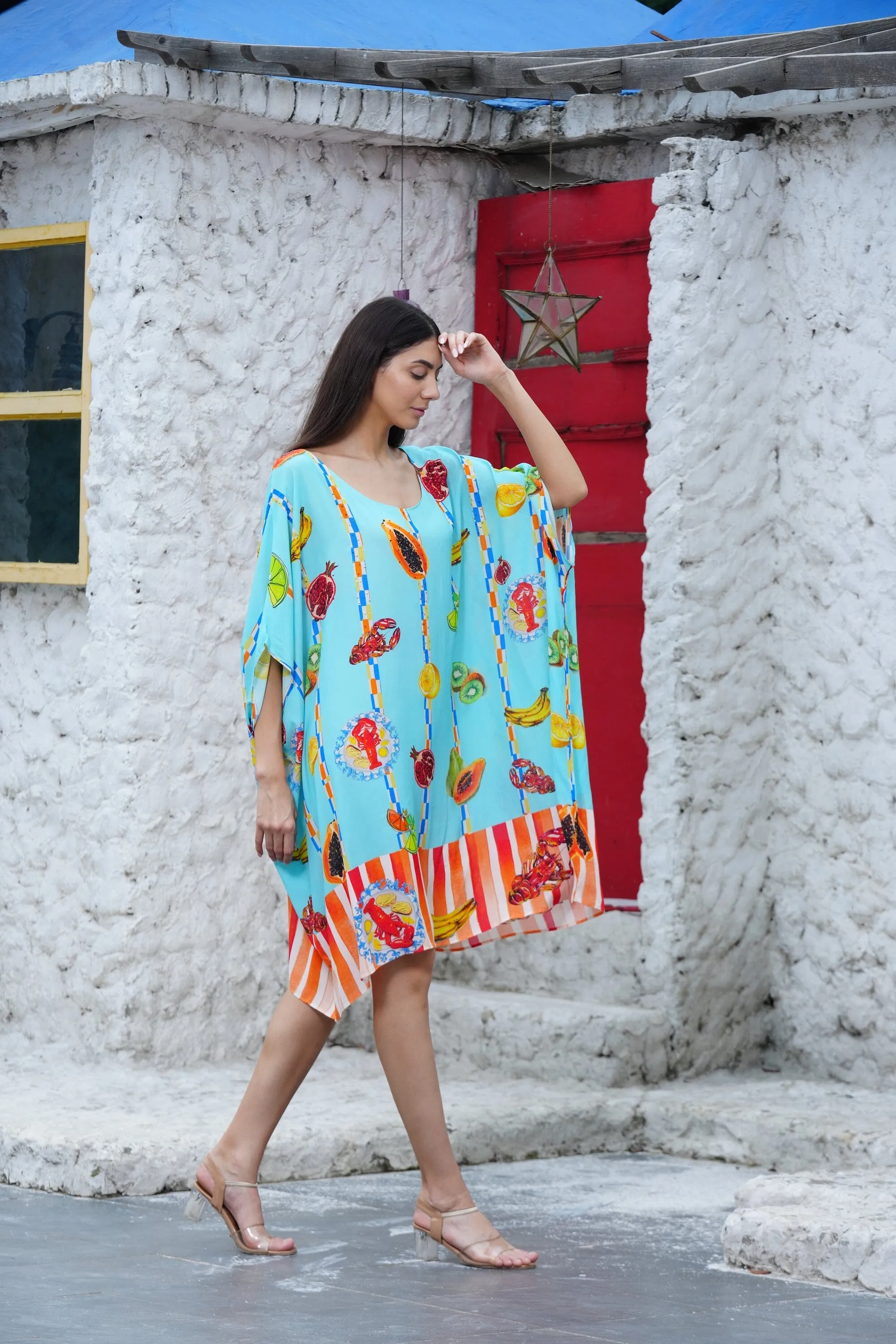 LUCCIANO - SHORT BOX KAFTAN