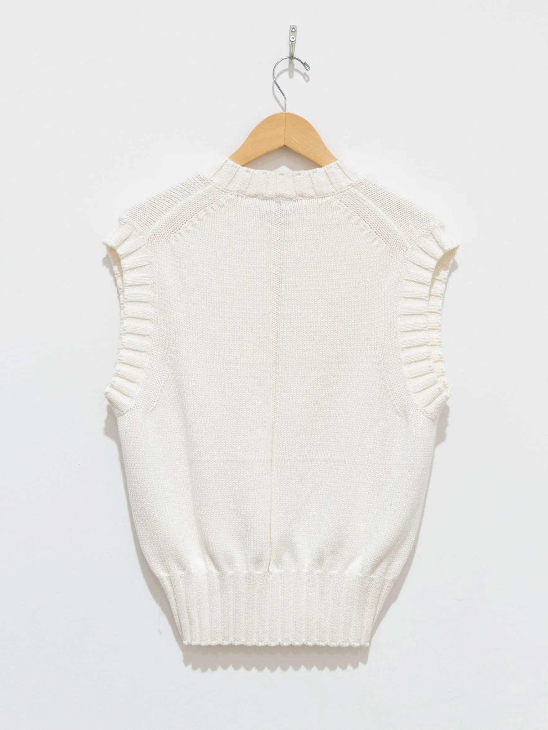 Marit Knit Vest - Cream