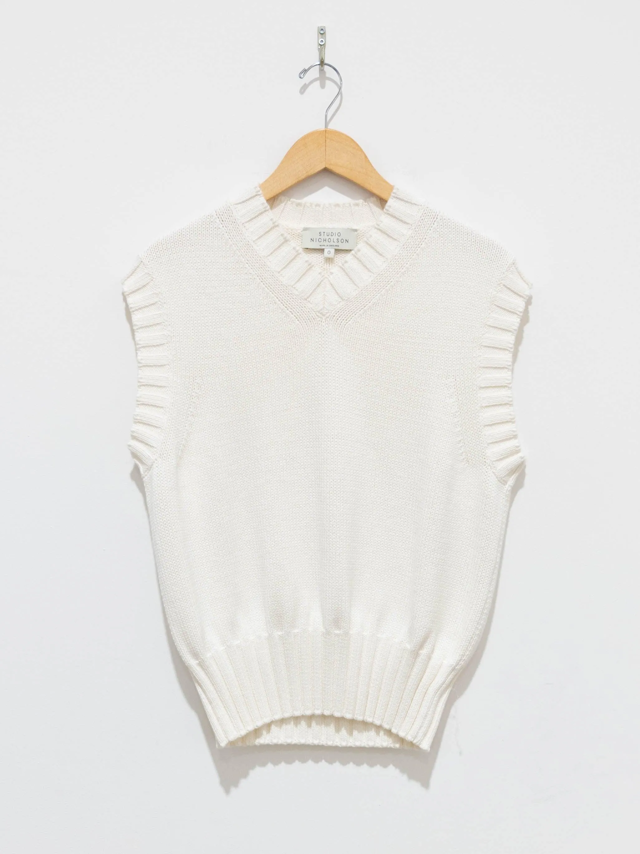 Marit Knit Vest - Cream