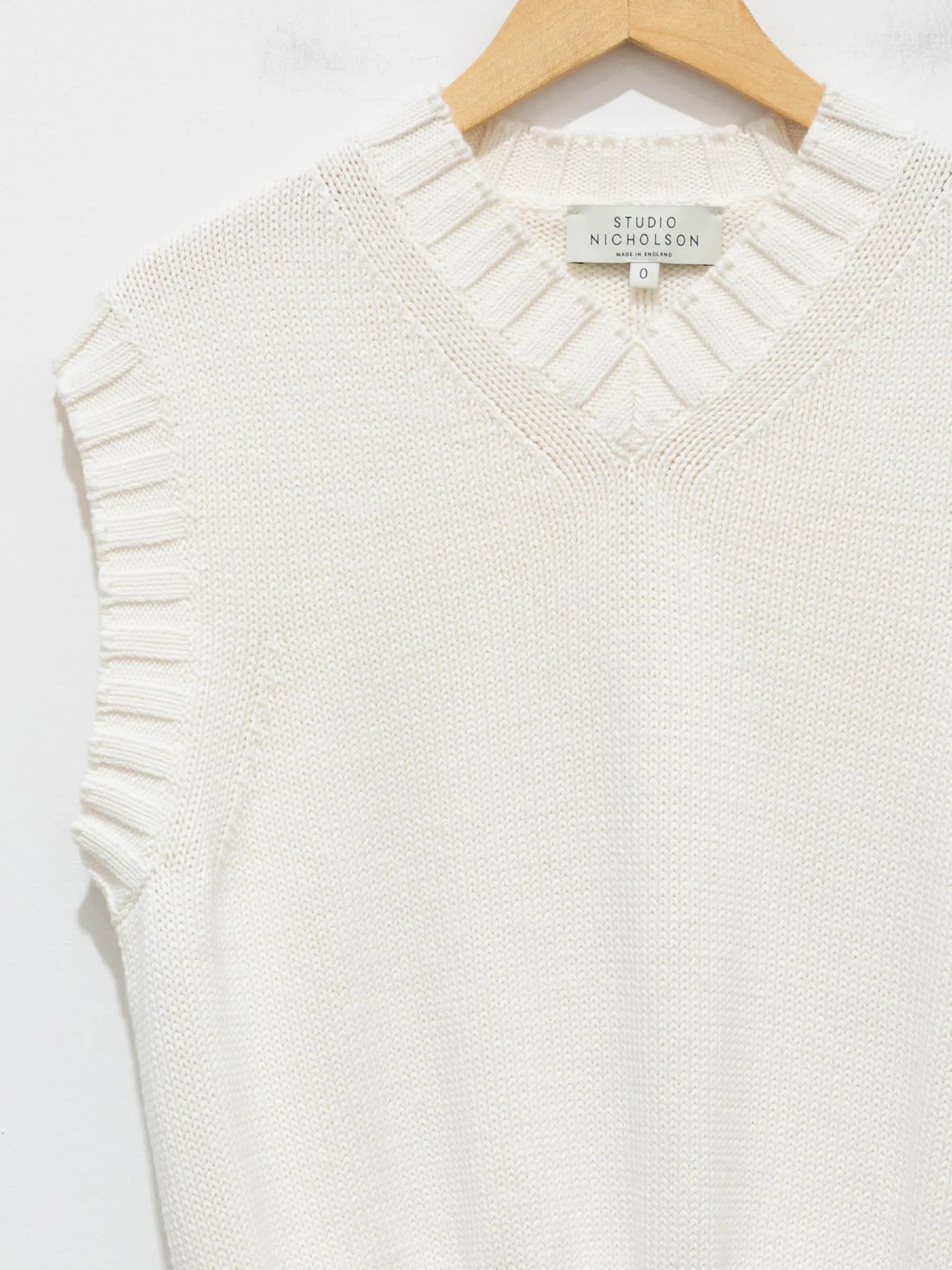 Marit Knit Vest - Cream