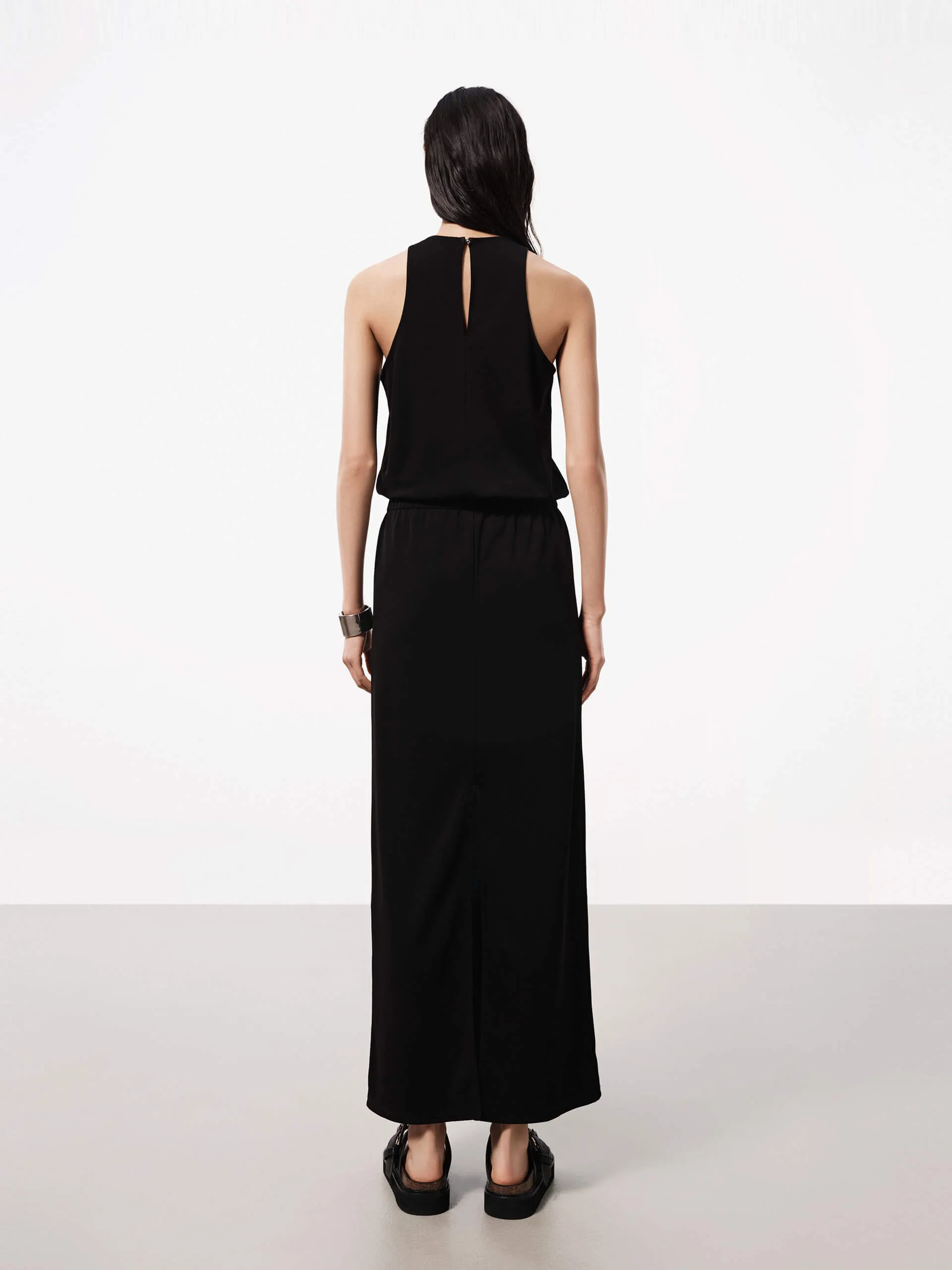 Maxi Back Slit Dress