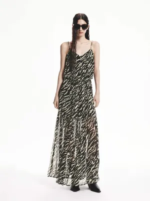 Maxi Tiger Print Cami Dress