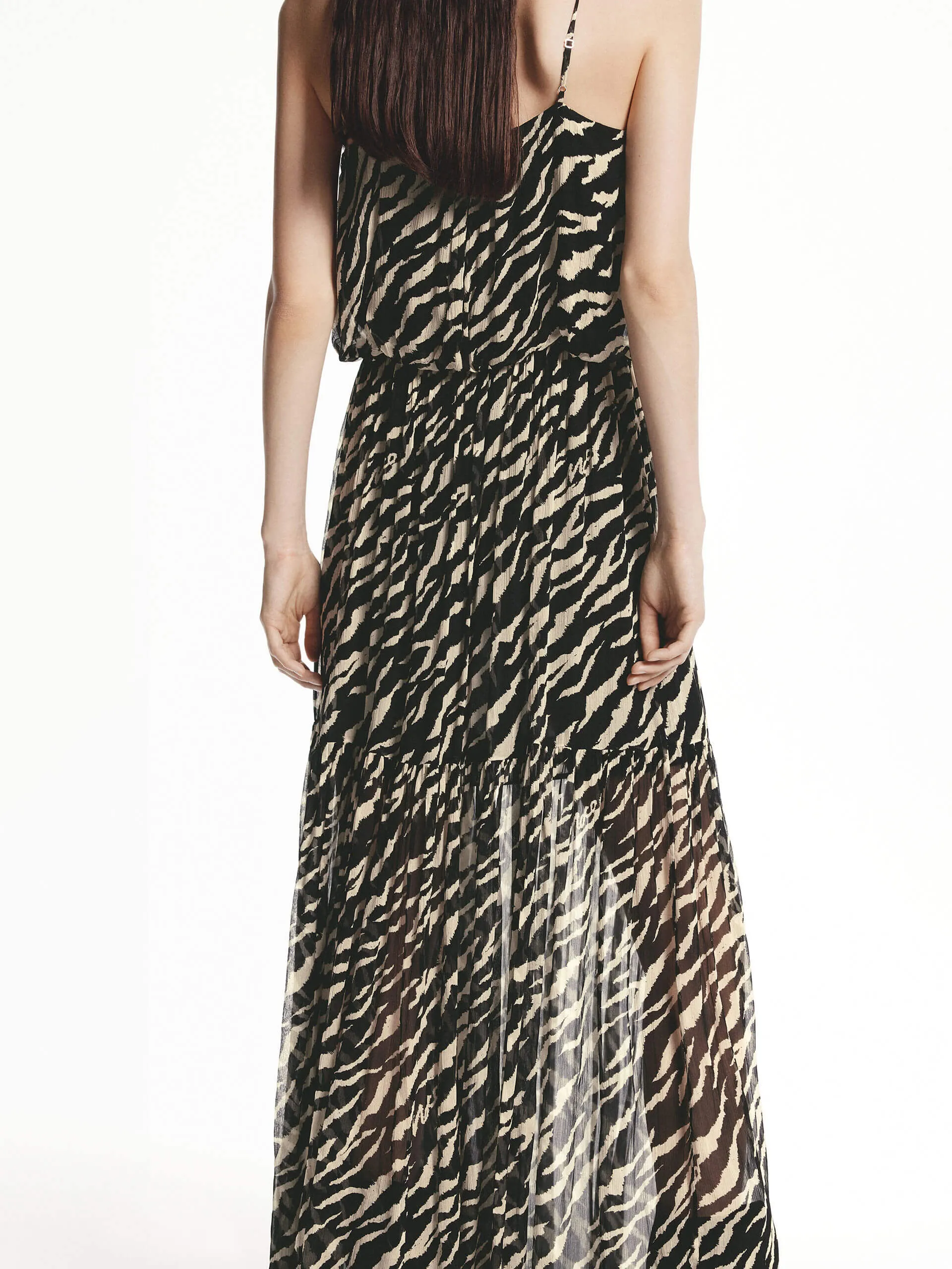 Maxi Tiger Print Cami Dress