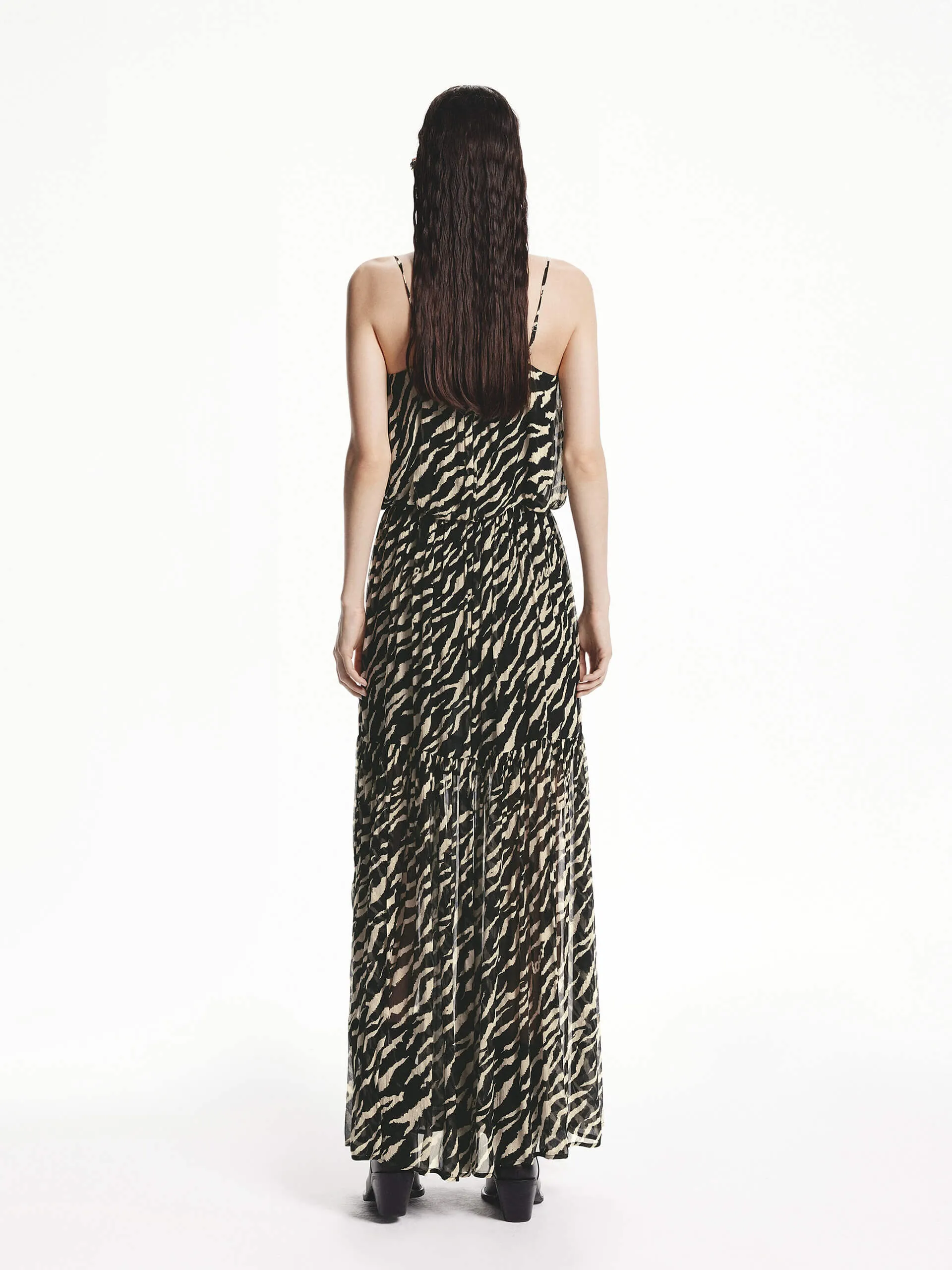 Maxi Tiger Print Cami Dress