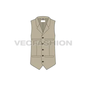 Mens Formal Vests Templates