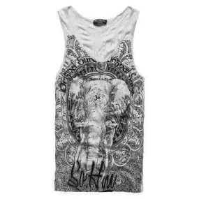 Mens Tantric Elephant Tank