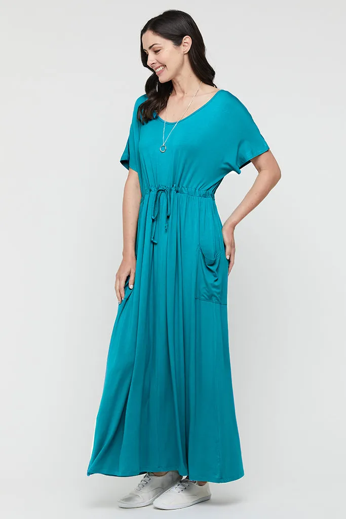 Mila Maxi Dress - Teal