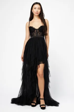 Miley Tulle Lace Maxi Dress