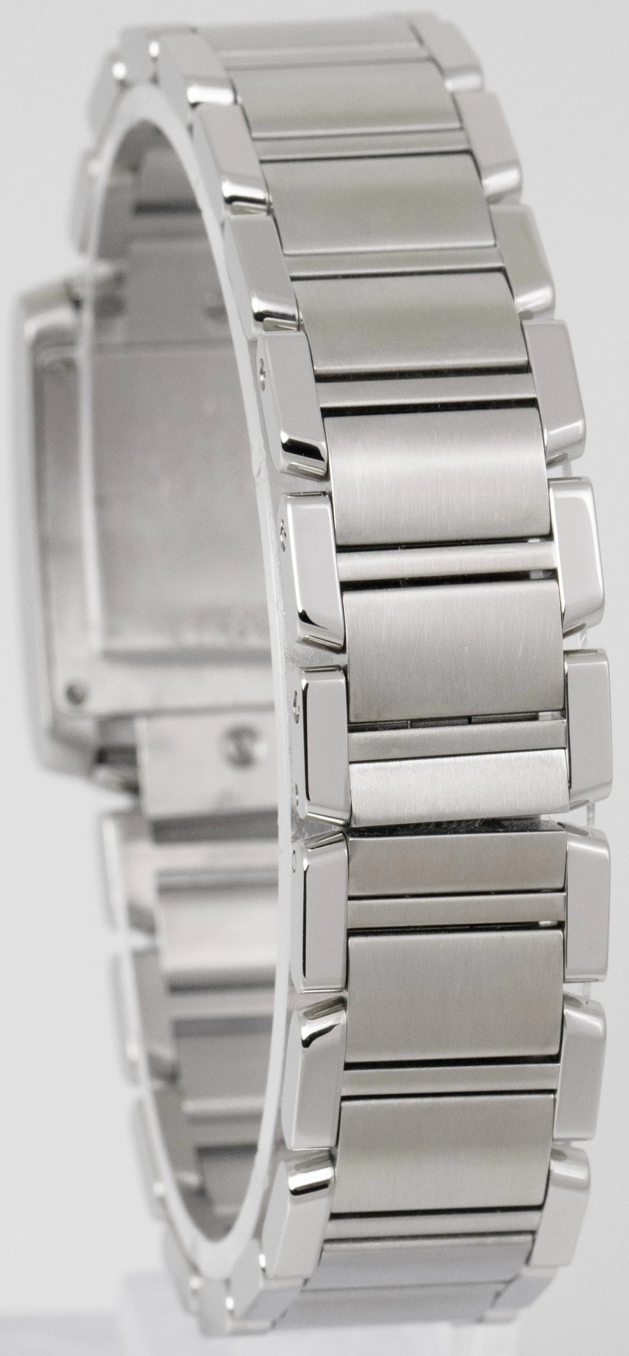 MINT Ladies Cartier Tank Française Quartz 20mm Watch Steel 2384 W51008Q3