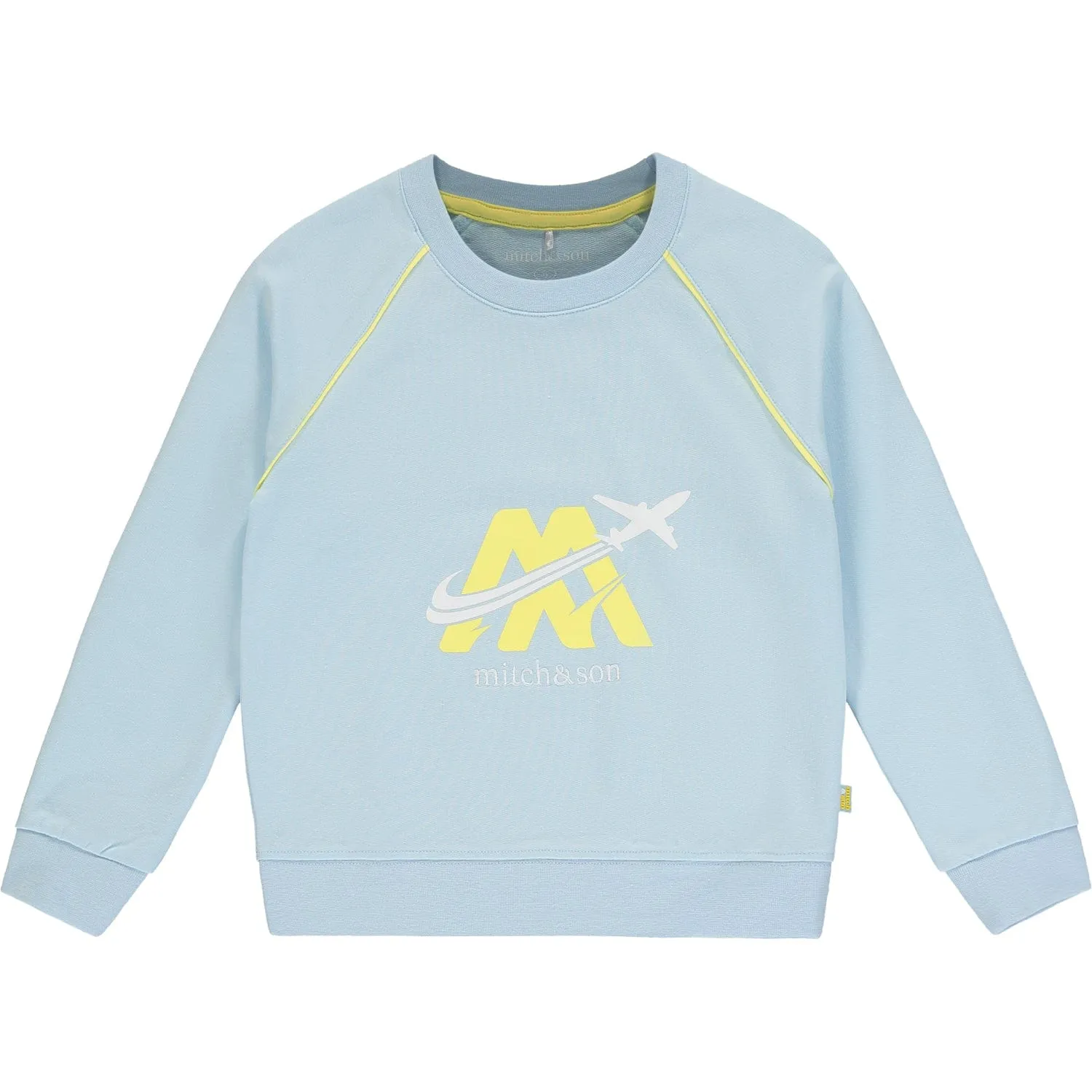 MITCH & SON - Justin A Time To Fly Sweat Short Set - Sky Blue