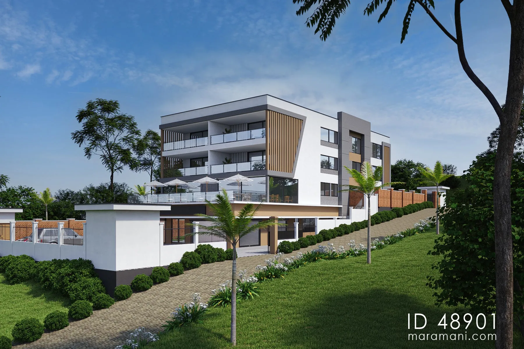 Mixed-use building design - ID 48901