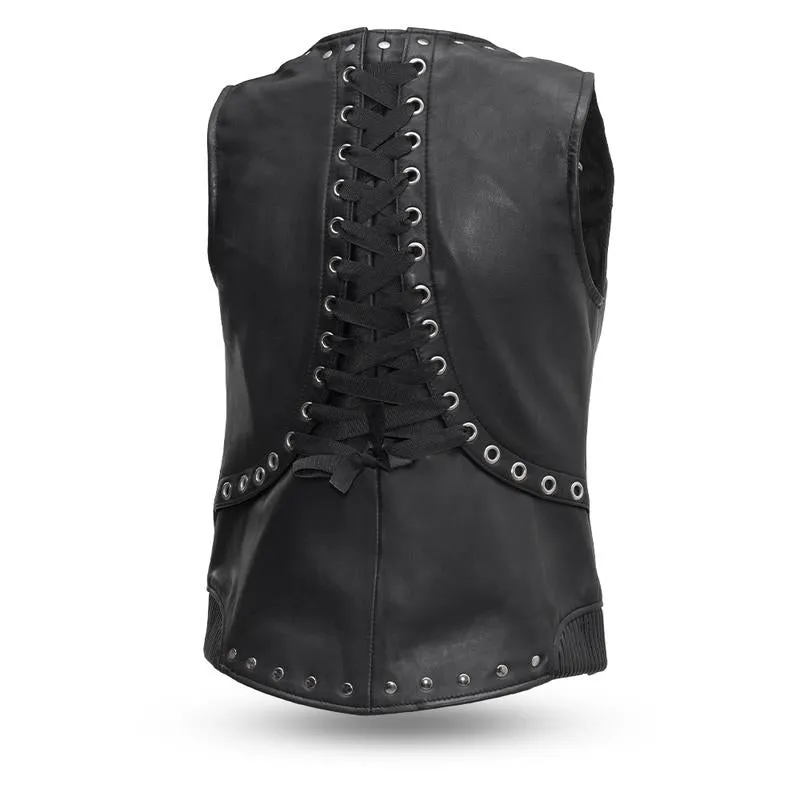 MKL - Sylvia Women's Motorcycle Leather Vest