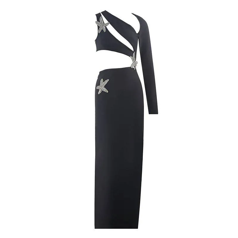 Molly Hollow Diamond Starfish Maxi Dress