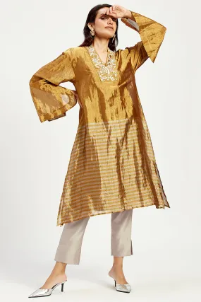 Nambia - Golden Sun Elegant Tunic   Pant Set